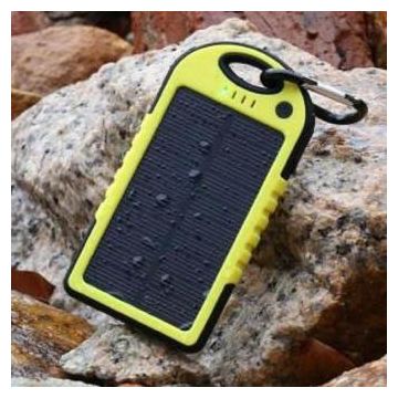 High Quality Solar Power Bank 4000mAh For Mobile With Light	WEL0089