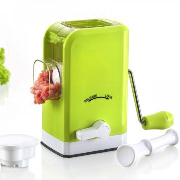 Manual Multi functional Meat Mincer - Green