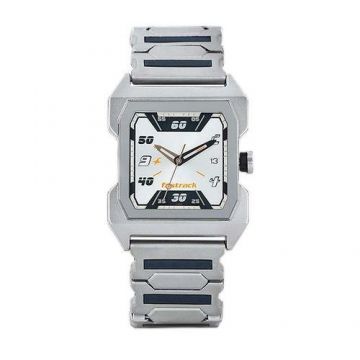 NJ1474SM01 Stainless Steel Analog Watch for Men - Silver