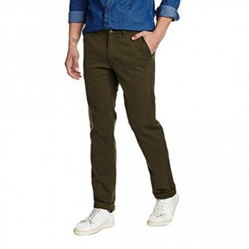 Olive Twill Gabardine Pant - Men	LKS0176