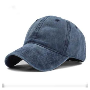 Navy Blue Cotton Cap for Men