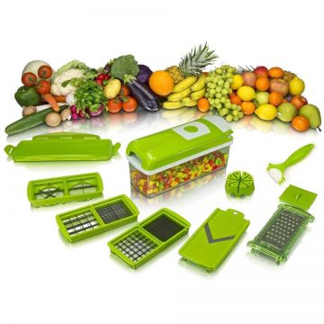Multi-functional Nicer-Diecer Plus (fruit and vegetable slicer)