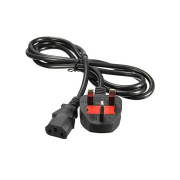 3 Pin Adapter Power Cord Cable for PC - Black