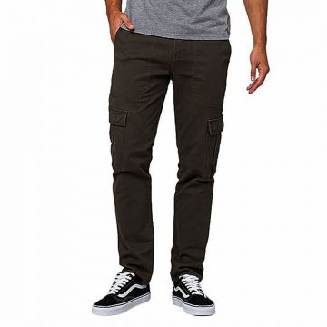 Deep Ash Twill Casual Gabardine Pant For Men