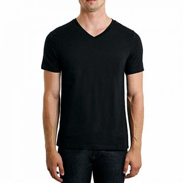 Black PK Casual Short Sleeve T-Shirt For Men