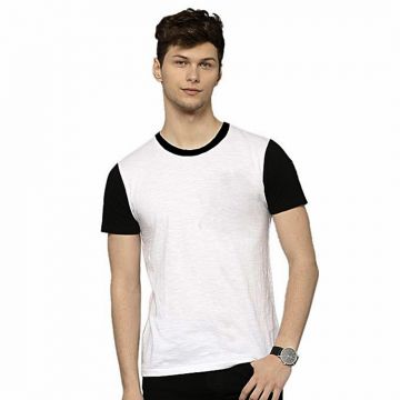 Nit Casual Short Sleeve T-shirt - Black and White