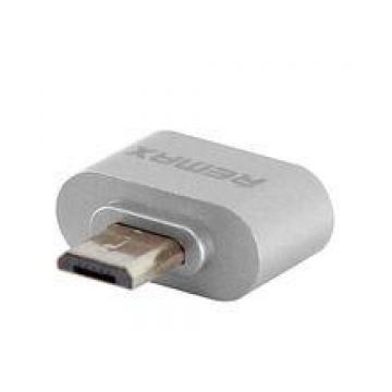 Micro USB OTG Plug - Silver