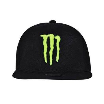 Black Cotton Monster Cap for Men