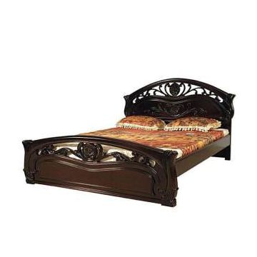 Malaysian Mdf Wood Bed - Lacquer Polish