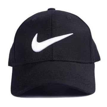Black Cotton Cap for Men