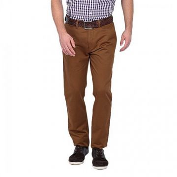 Khak Twill Gabardine Pant For Men