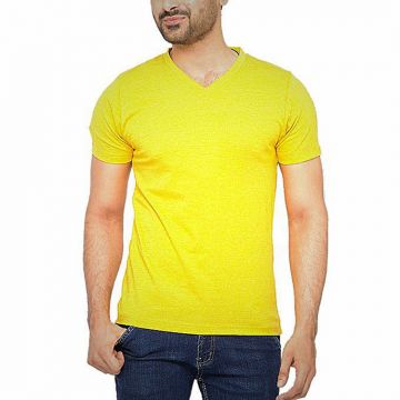 yellow-pk-casual-short-sleeve-t-shirt-for-men