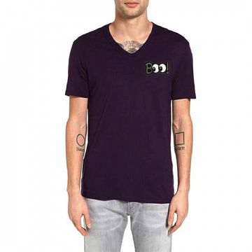 Nit casual short sleeve t shirt indigo