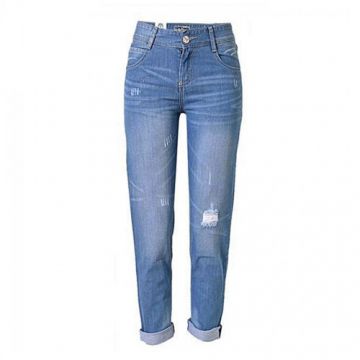 Sky Blue Denim Jeans For Women