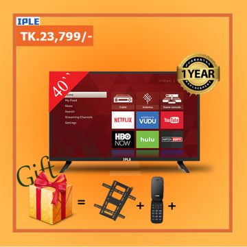 IPLE 40 inch Smart HD LED TV with Free Wallmount