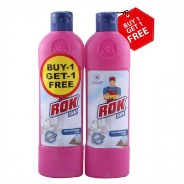 ROK SOL Tiles & Bathroom Cleaner 500 ML (Buy 1 Get 1 Free)
