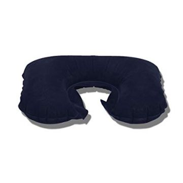 Inflatable Neck Rest Travel Pillow - Navy
