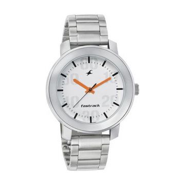 Silver Stainless Steel Analog Watch for Men-FTB0063	