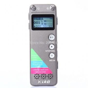 Display Digital Voice Recorder Gh -500 with Mp3 Player - 8GB