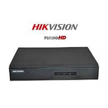 Hikvision DS-7204HGHI-F1 4 Channel DVR Tribrid HDTVI with Metal Remote (Black)