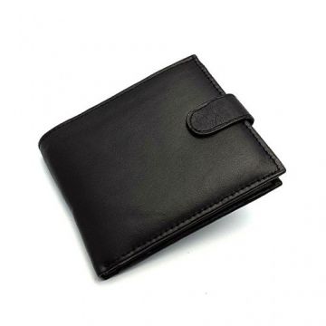 Black Artificial Leather Wallet For Men