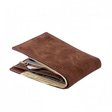 Brown Artificial Leather Wallet for Men