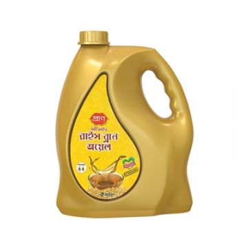 PRAN Premium Rice Bran Oil 5ltr 3500000178