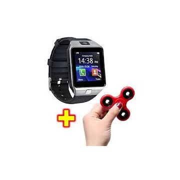  Pack of 2 - DZ09 Smart Watch SIM Supported and Fidget Spinner - Multicolor