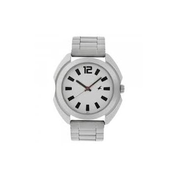 NG3117SM01C Stainless Steel Analog Watch for Men - Silver