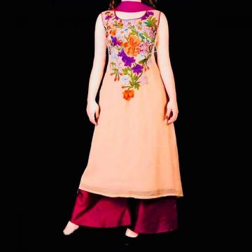 Georgette Unstitched Three piece / Salwar Kameez  Dress	