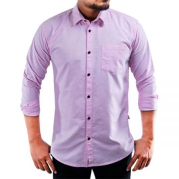 Men's Full Sleeve Shirt Light Purple 