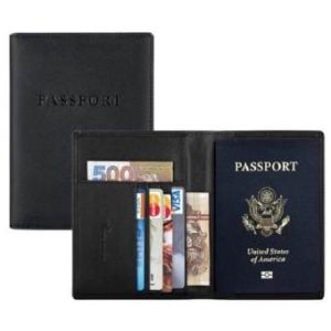 Leather Passport Holder Cum  Credit Card Holder Wallet