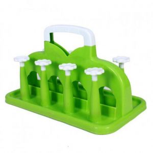 Plastic Glass Stand - Green
