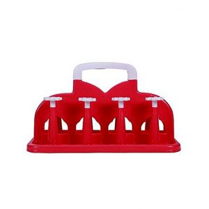 Plastic Glass Stand - Red