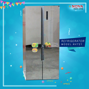 Nova Refrigerator Four Door & Four Drawer( NV 721 Mirror Glass)