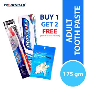 Prodental B Toothpaste 175G (Free Toothbrush & Dental Floss) 