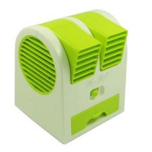 Rechargeable Mini Air Cooling Water  Spray Fan - Green