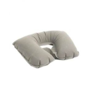 Inflatable Travel Pillow Neck Rest Support Cushion  - Grey
