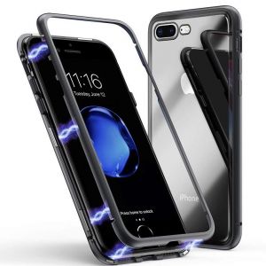 Magnetic Adsorption Ultra Slim Metal 360 Case for iphone 7