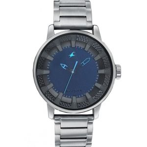 3137SM01C - Metal Wrist Watch For Men - Silver-FTB0081