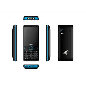 Mango F6 - Feature Phone - Dual SIM - Selfie Camera - BIg Speaker - 3 LED Torch - Blue