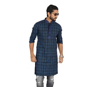 Printed Cotton Panjabi For Men 