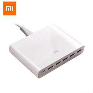 Xiaomi USB Fast Charger 60W Fast Charging 6 Ports QC 3.0 Output Portable US Plug 
